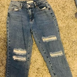 Pacsun ripped mom jeans